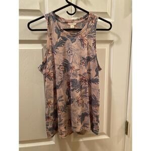 Aeropostale Women's Floral Print Tank Top Medium